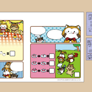 ©NIPPON ANIMATON CO.,LTD
ツール:Photoshop,Illustrator,鉛筆
キャラぱふぇプチ掲載2016 ©NIPPON ANIMATON CO.,LTD キャラぱふぇプチ ラスカルカフェ_計算