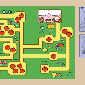 ©NIPPON ANIMATON CO.,LTD ©NIPPON ANIMATON CO.,LTD キャラぱふぇプチ ラスカルカフェ_迷路