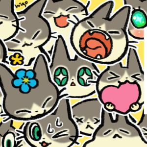 毎日使えるハチワレ猫の「きはち」の絵文字です©higo mio 2023年 2月 ~
ツール:Photoshop,CLIPSTUDIOPAINT,鉛筆 LINEスタンプ 「ネコのきはち 表情絵文字」